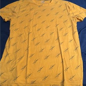 Yellow shirt by hollister
